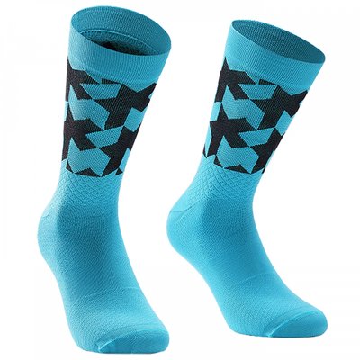 Шкарпетки ASSOS Monogram Socks Evo Hydro Blue L (43-46) 16481VFM фото