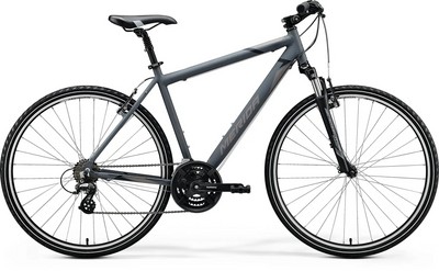 Велосипед MERIDA CROSSWAY 10-V,S(L)46L)SILK ANTHRACITE(GREY/BLACK A62211A 00875 фото
