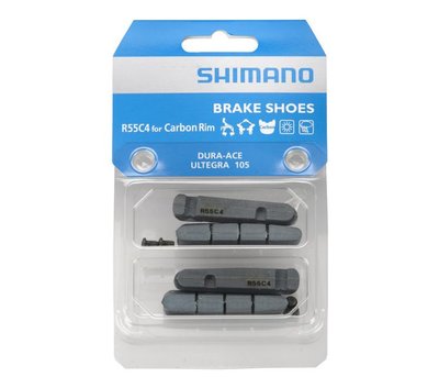 Гальмівні гумки Shimano Dura-Ace R55C4 кассетн. фиксация (комплект 2 пари) Y8L298062 фото