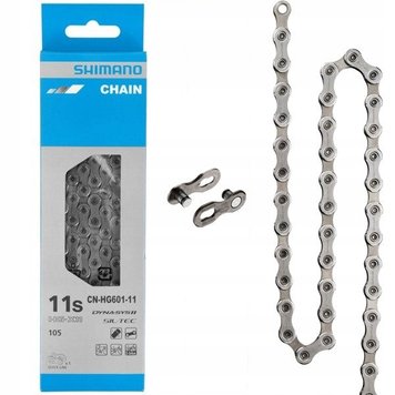 Ланцюг Shimano CN-HG601 116 лінків SIL-TEC 11 швидкостей + QUICK LINK ICNHG60111116Q фото