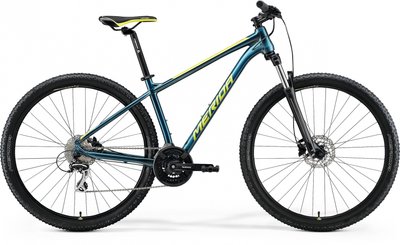 Велосипед Merida BIG NINE 20-3X TEAL-BLUE (LIME) 2022 M A62211A 01541 фото