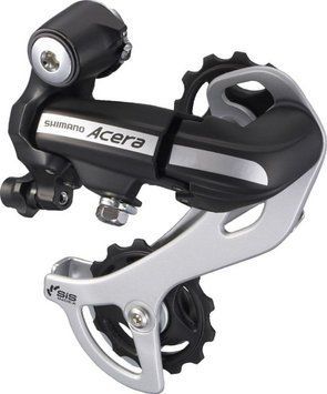 Переключатель задний Shimano Acera RD-M360 7/8 скоростей длинный рычаг черный ERDM360SGSL фото