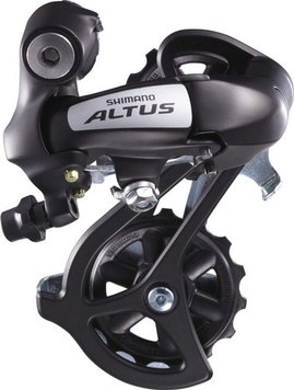 Перемикач задній Shimano Altus RD-M310 7/8 швидкостей довгий ричаг чорний ERDM310DL фото