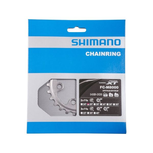 Зірка шатунів Shimano FC-M8000 26 зуб.-BC для 36-26T Y1RL26000 фото