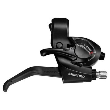 Манетка / гальмівна ручка Shimano Acera ST-EF41 права 6 швидкостей чорний ASTEF41R6AL фото