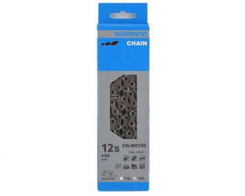 Ланцюг Shimano CN-M9100 126 лінків SIL-TEC 12 швидкостей + QUICK-LINK ICNM9100126Q фото