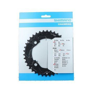 Звезда шатунов Shimano FC-M617, 38 зуб. AZ Y1RP98080 фото