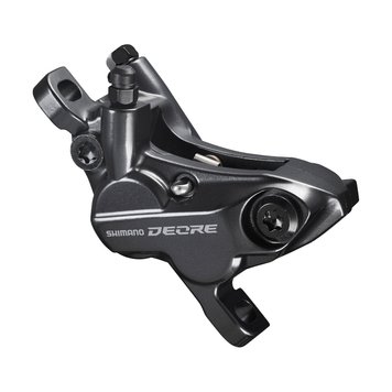 Каліпер гідравл диск гальм Shimano BR-M6120 DEORE, монтаж РМ160мм, колодка D03S полімер EBRM6120MPRX фото