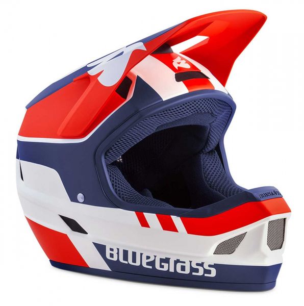 Шлем Bluegrass egit white red blue matt M 56-58 3HELG 11 MO WR фото