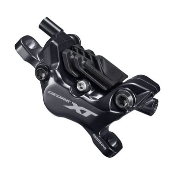 Каліпер гідравл диск гальм Shimano BR-M8120 Deore XT, монтаж РМ160мм, колодка N03A/Fin полімер IBRM8120MPRF фото