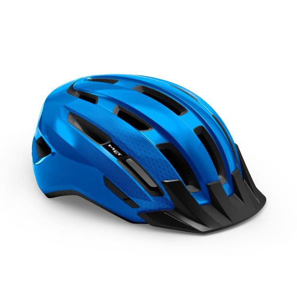 Шлем MET Downtown Blue | Glossy S-M (52-58 см) 3HM 131 CE00 M BL1 фото