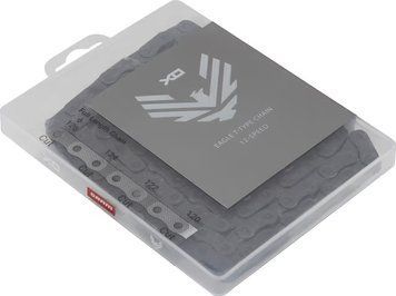 Цепь SRAM X0 T-Type Eagle черная, 12 скоростей, 126 звеньев, с замком PowerLock 00.2518.055.010 фото