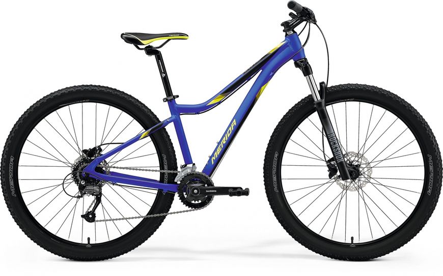 Велосипед Merida MATTS 7 60-2X MATT DARK BLUE (YELLOW) 2022 M A62211A 01576 фото
