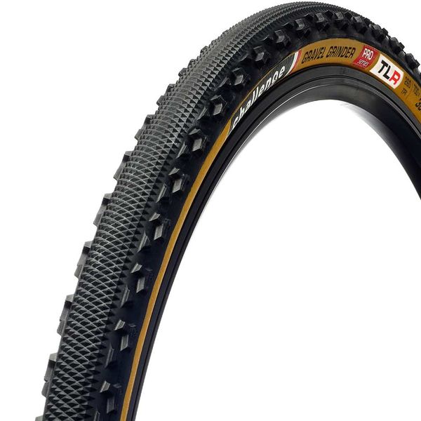 Покришка Challenge Gravel Grinder 700x36 Tubeless Ready 260TPI Black/ Brown 00532 фото