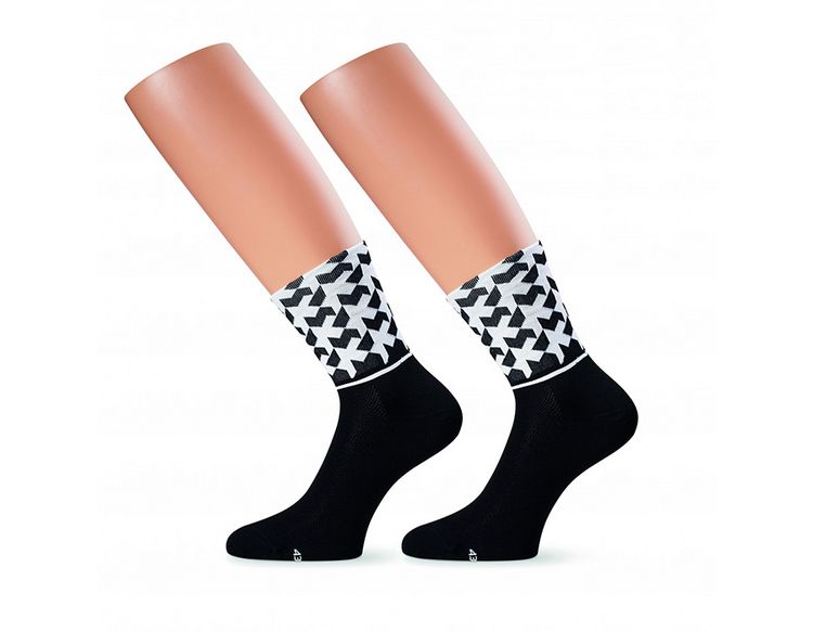 Шкарпетки ASSOS MONOGRAMSOCK EVO 8 black Series unisex S (35-38) 11531VFM фото