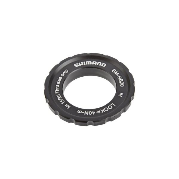Внешнее стопорное кольцо Shimano LOCK RING SM-HB20 для втулок 12/15/20 THRU AXLE ASMHB20 фото