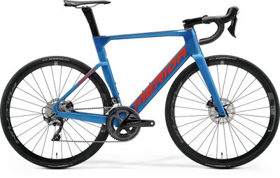 Велосипед MERIDA REACTO 6000 GLOSSY BLUE/MATT BLUE(RED) M(54) 2023 A62211A 01361 фото