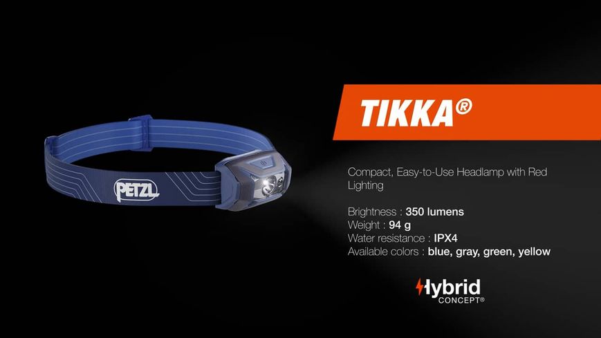 Налобный фонарь Petzl TIKKA blue E061AA01 фото