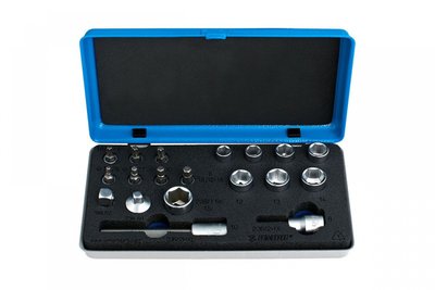 Комплект Unior Tools голівок торцевих та біт 624040-1782 фото