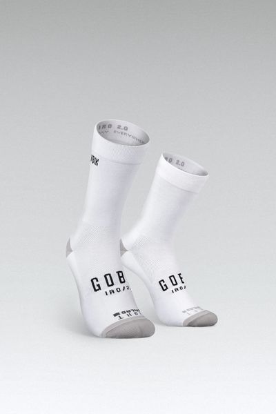 Шкарпетки Gobik IRO 2.0 UNISEX WHITE LOGO L-XL 15-02-018-003-21 фото