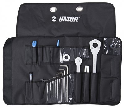 Набор инструментов Unior Tools дорожный 19шт (складная сумка) вертик. подвес 628715-1600WRAP фото
