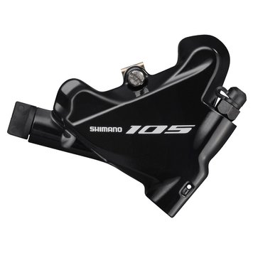 Калипер гідравлічний Shimano BR-R7070-R 105 FLAT MOUNT задній без адаптеру чорний IBRR7070RDRFL фото