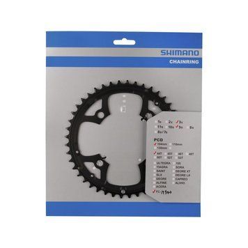 Звезда шатунов Shimano FC-M540, 44зуб, черный, 9-скоростей Y1FM98090 фото