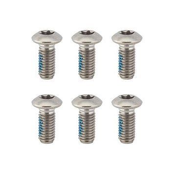 Титановые болты в ротор Tektro 6штук T25 TI Torx Rotor Bolts фото