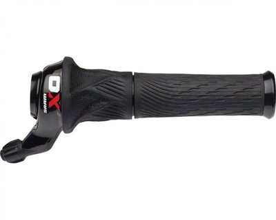 Манетка-грипшифт SRAM X0 Grip Shift левая 2 скорости черный/красный 00.7018.014.001 фото